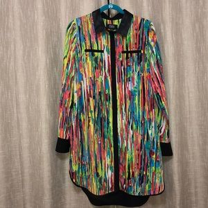 Beautiful, artsy shirt dress